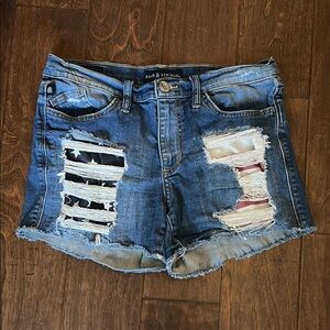 Rock & Republic Ripped Denim Shorts